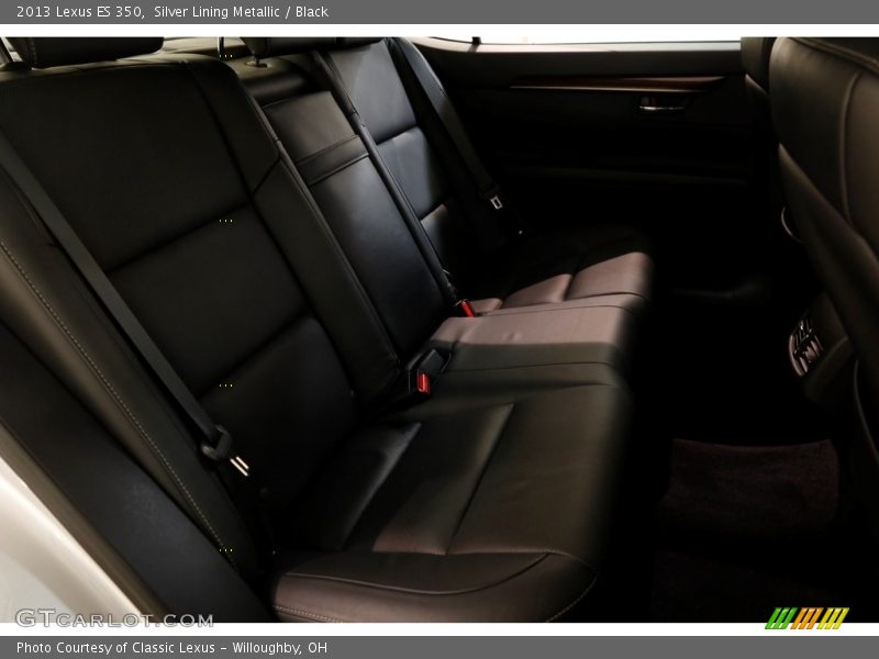 Silver Lining Metallic / Black 2013 Lexus ES 350