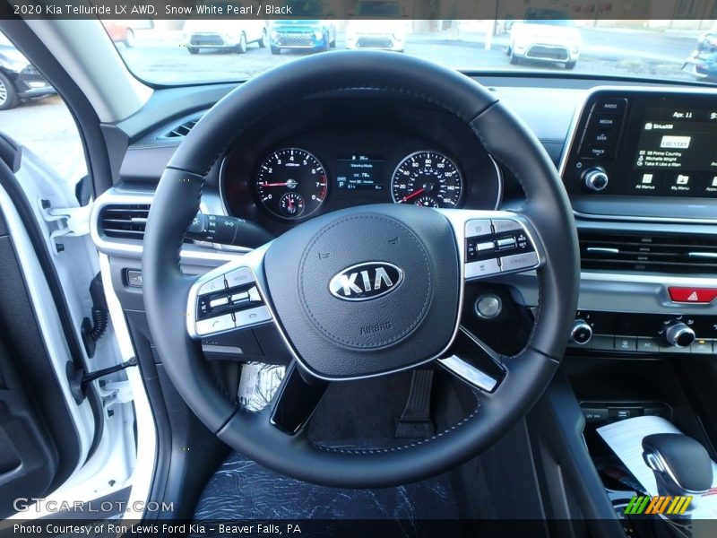 Snow White Pearl / Black 2020 Kia Telluride LX AWD