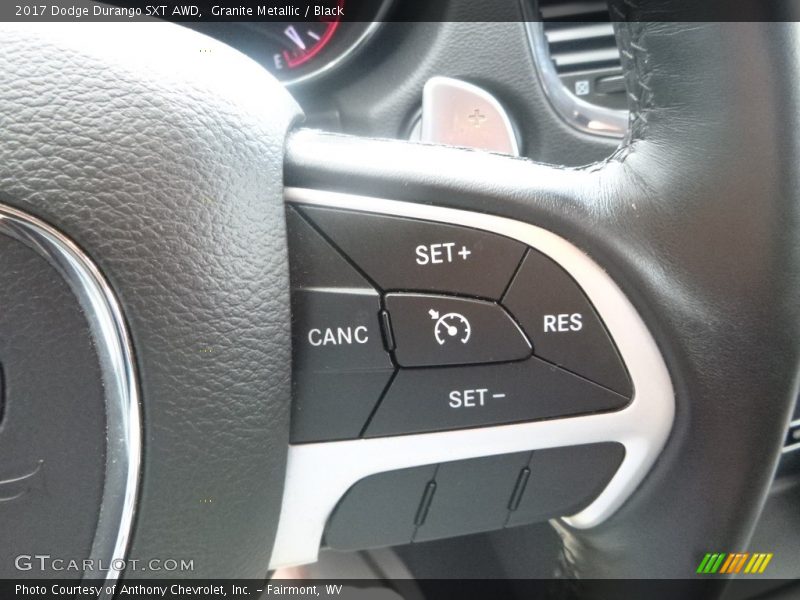 Granite Metallic / Black 2017 Dodge Durango SXT AWD