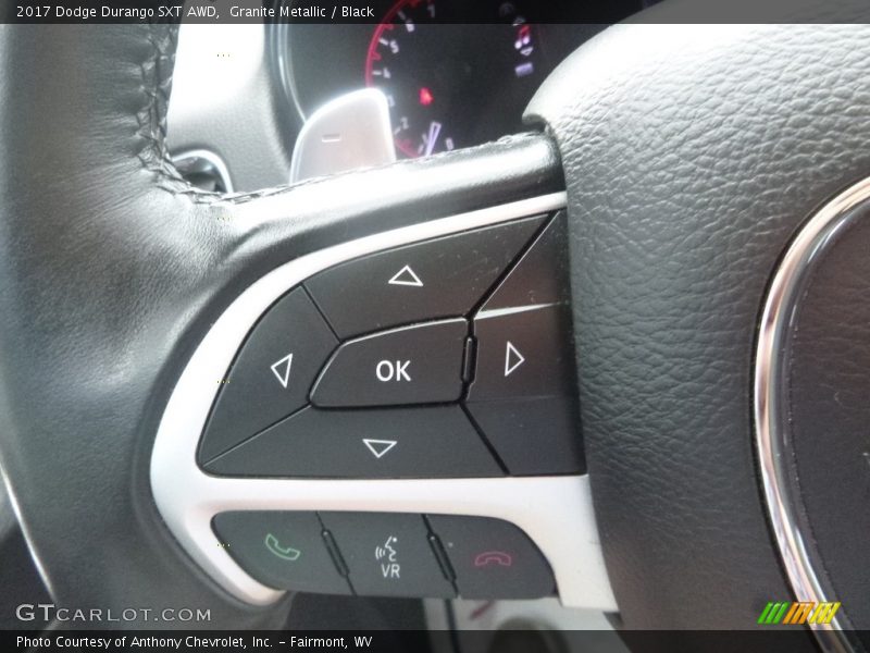Granite Metallic / Black 2017 Dodge Durango SXT AWD