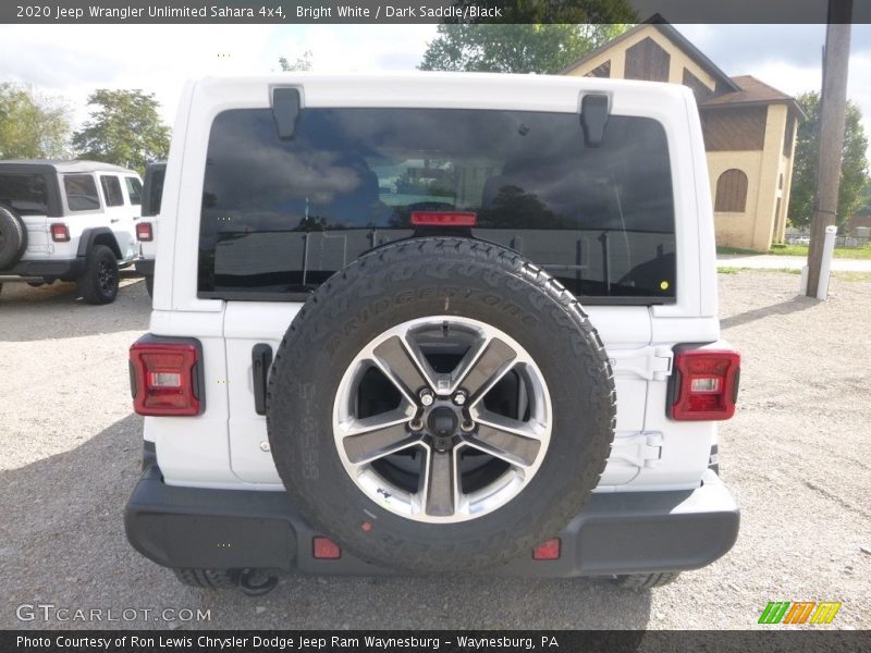 Bright White / Dark Saddle/Black 2020 Jeep Wrangler Unlimited Sahara 4x4