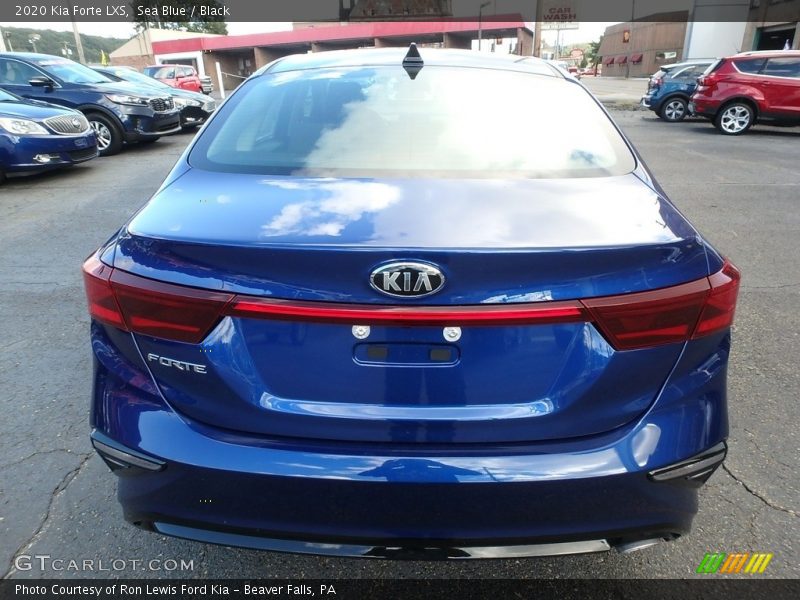 Sea Blue / Black 2020 Kia Forte LXS