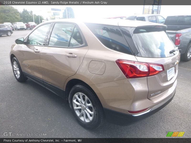 Sandy Ridge Metallic / Medium Ash Gray 2018 Chevrolet Equinox LS AWD