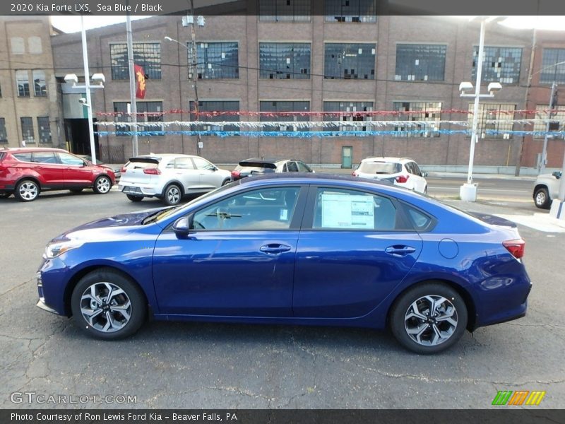 Sea Blue / Black 2020 Kia Forte LXS