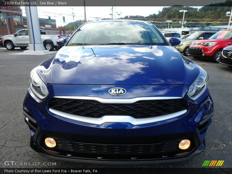 Sea Blue / Black 2020 Kia Forte LXS