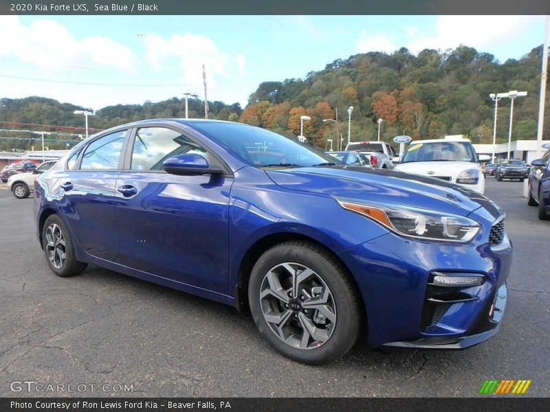 Sea Blue / Black 2020 Kia Forte LXS