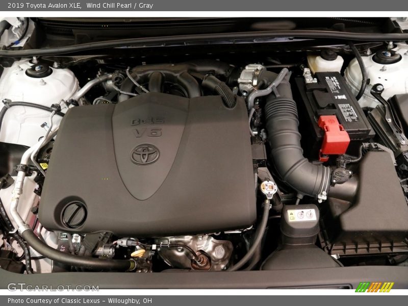 Wind Chill Pearl / Gray 2019 Toyota Avalon XLE