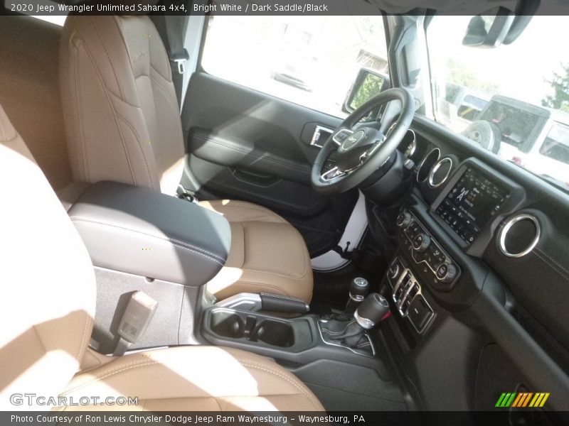 Bright White / Dark Saddle/Black 2020 Jeep Wrangler Unlimited Sahara 4x4