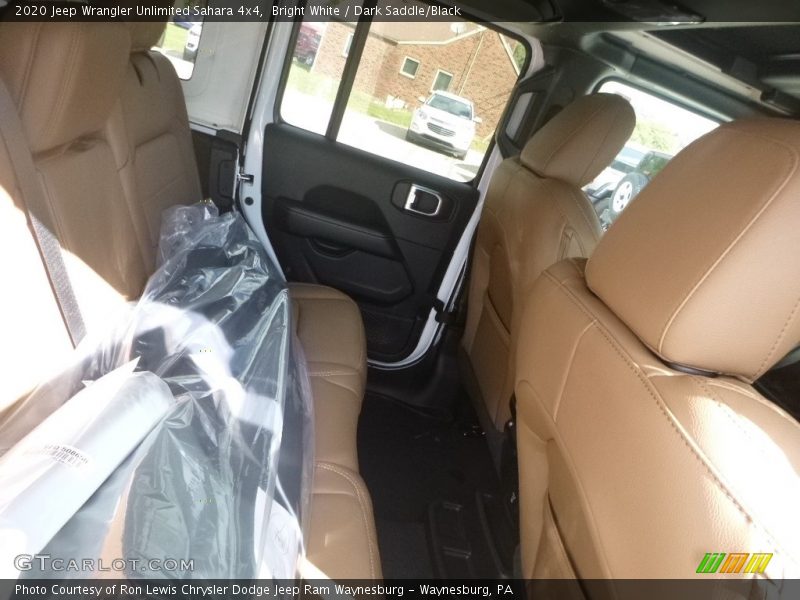 Bright White / Dark Saddle/Black 2020 Jeep Wrangler Unlimited Sahara 4x4