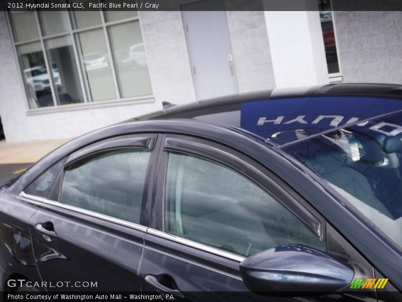 Pacific Blue Pearl / Gray 2012 Hyundai Sonata GLS