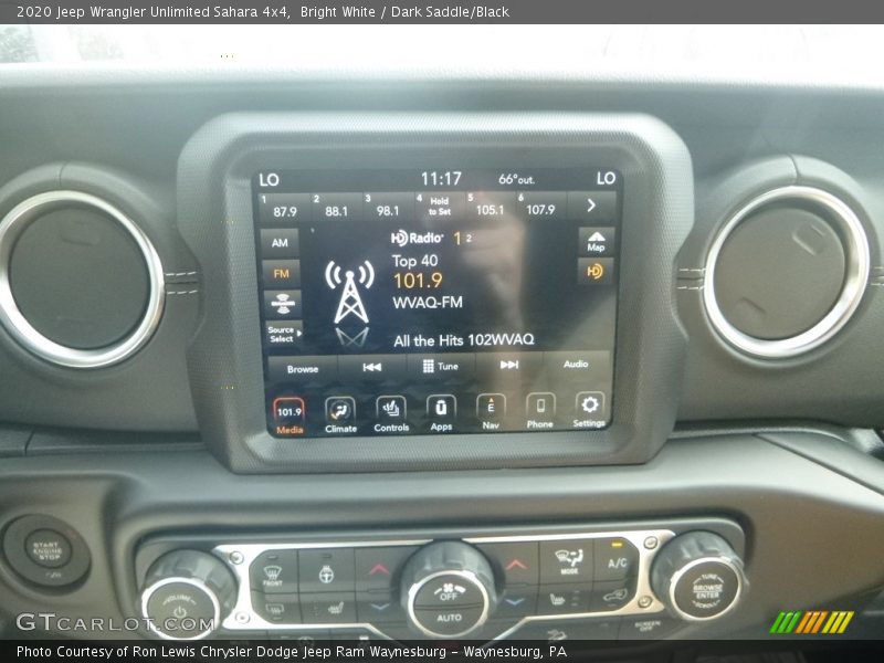 Bright White / Dark Saddle/Black 2020 Jeep Wrangler Unlimited Sahara 4x4