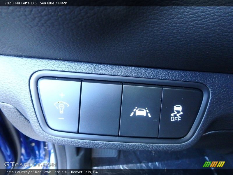 Sea Blue / Black 2020 Kia Forte LXS