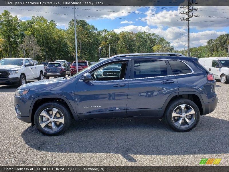 Blue Shade Pearl / Black 2020 Jeep Cherokee Limited 4x4