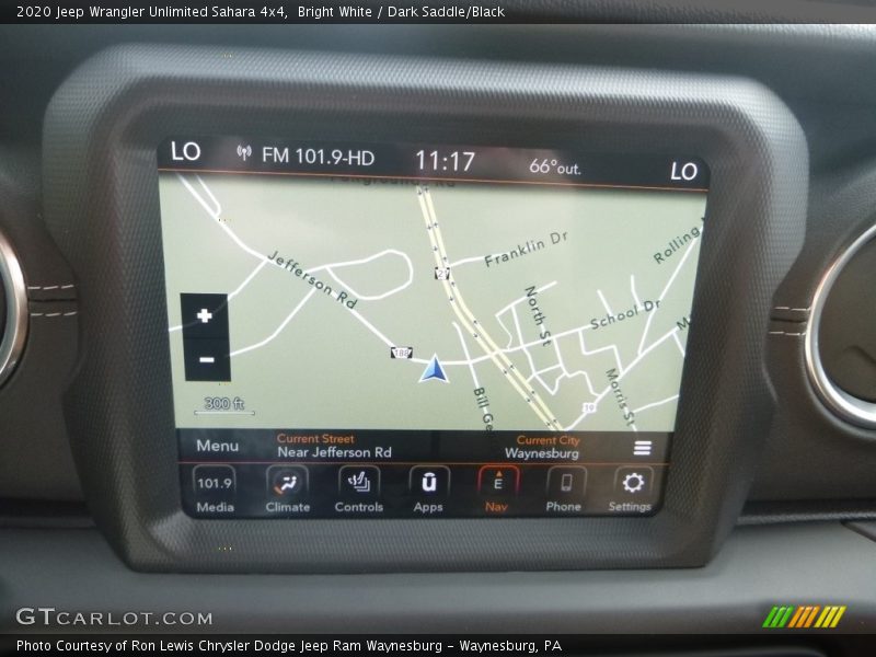 Bright White / Dark Saddle/Black 2020 Jeep Wrangler Unlimited Sahara 4x4