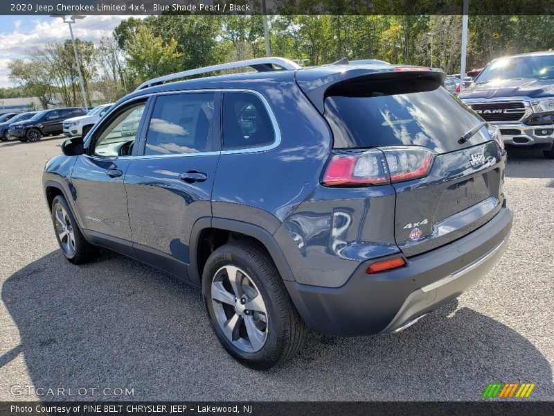 Blue Shade Pearl / Black 2020 Jeep Cherokee Limited 4x4