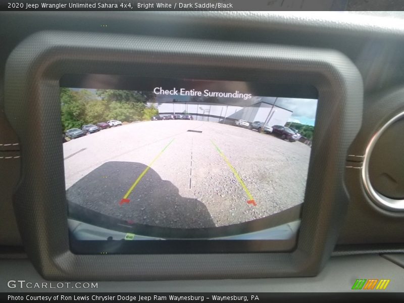 Bright White / Dark Saddle/Black 2020 Jeep Wrangler Unlimited Sahara 4x4