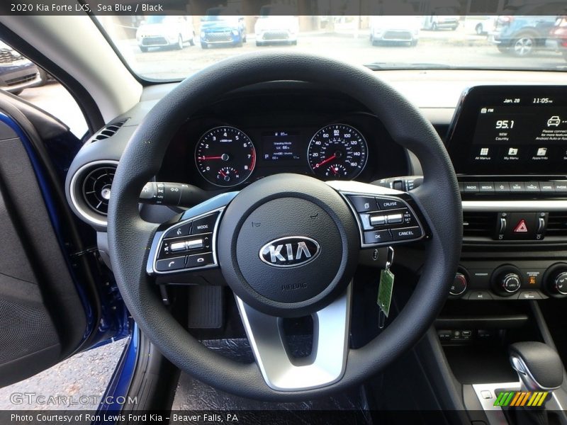 Sea Blue / Black 2020 Kia Forte LXS