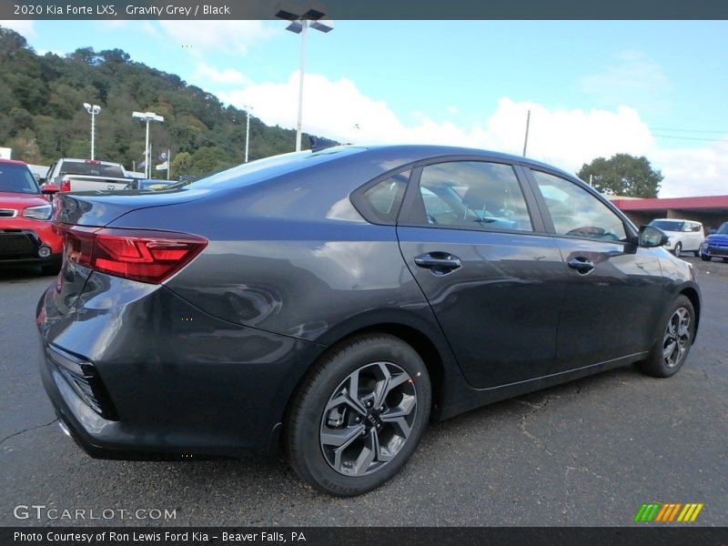 Gravity Grey / Black 2020 Kia Forte LXS