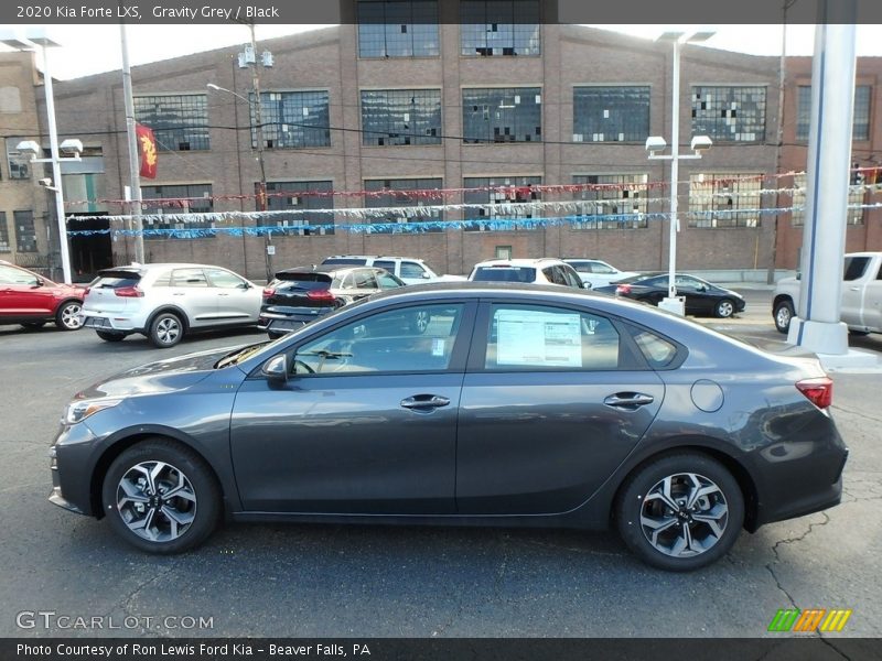 Gravity Grey / Black 2020 Kia Forte LXS