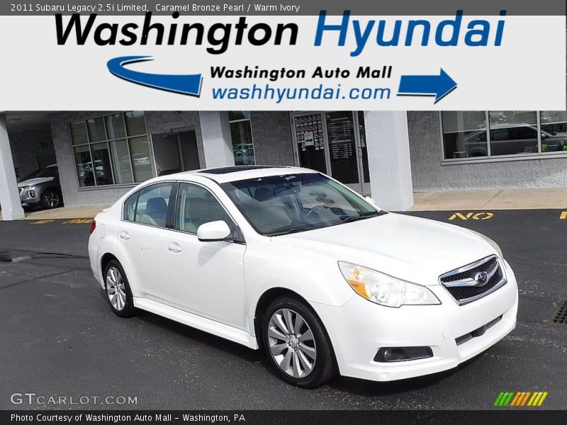 Caramel Bronze Pearl / Warm Ivory 2011 Subaru Legacy 2.5i Limited