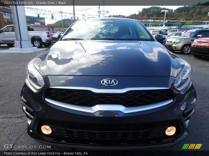 Gravity Grey / Black 2020 Kia Forte LXS