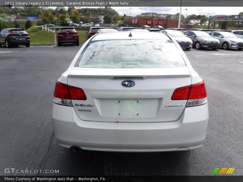 Caramel Bronze Pearl / Warm Ivory 2011 Subaru Legacy 2.5i Limited