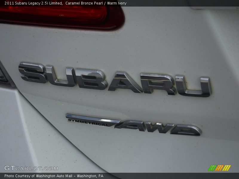 Caramel Bronze Pearl / Warm Ivory 2011 Subaru Legacy 2.5i Limited