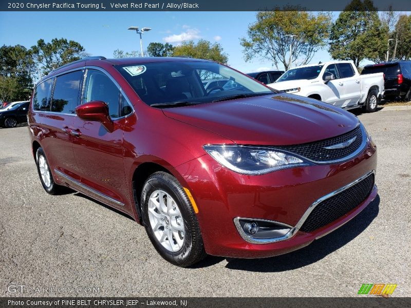 Velvet Red Pearl / Alloy/Black 2020 Chrysler Pacifica Touring L