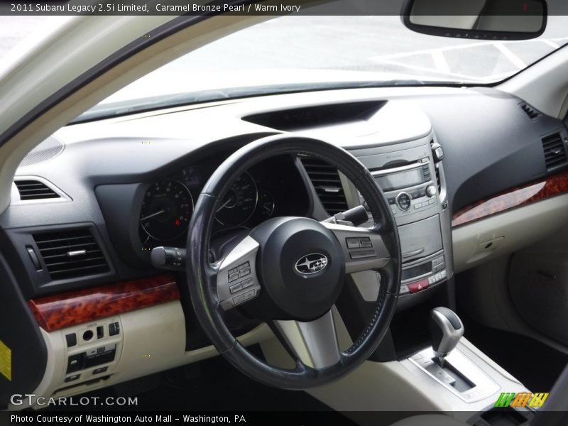Caramel Bronze Pearl / Warm Ivory 2011 Subaru Legacy 2.5i Limited