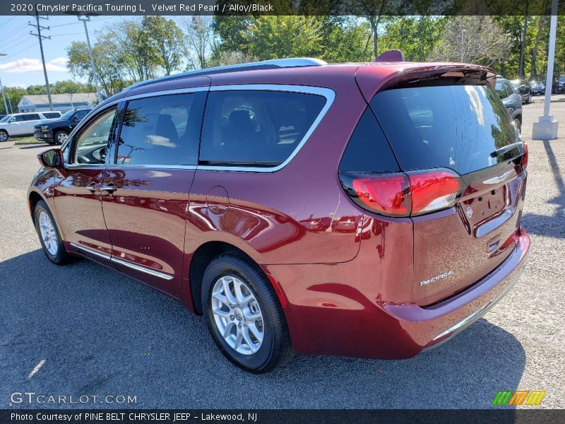 Velvet Red Pearl / Alloy/Black 2020 Chrysler Pacifica Touring L