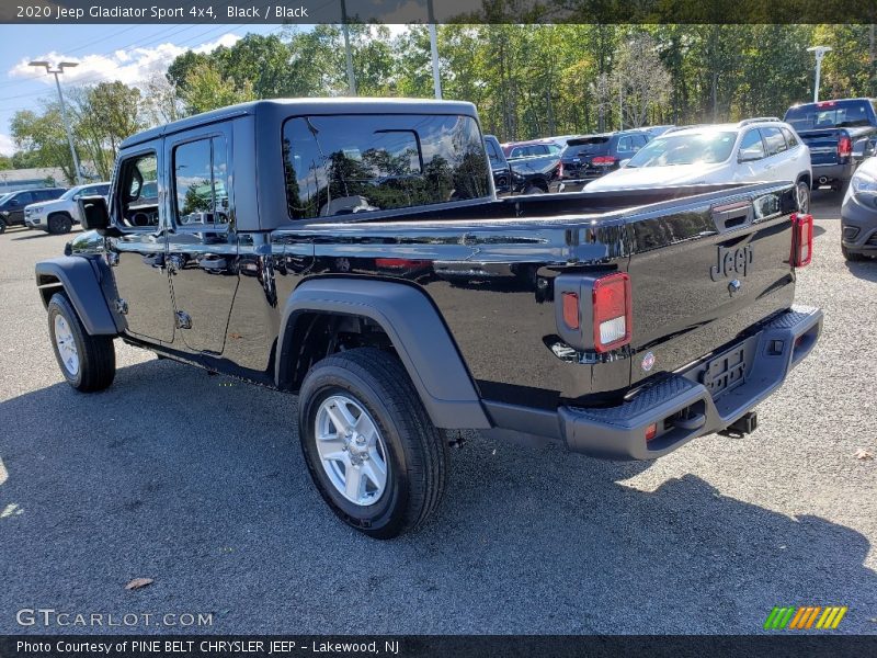 Black / Black 2020 Jeep Gladiator Sport 4x4