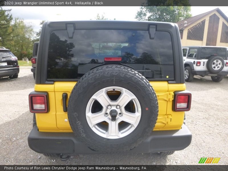 Hellayella / Black 2020 Jeep Wrangler Unlimited Sport 4x4