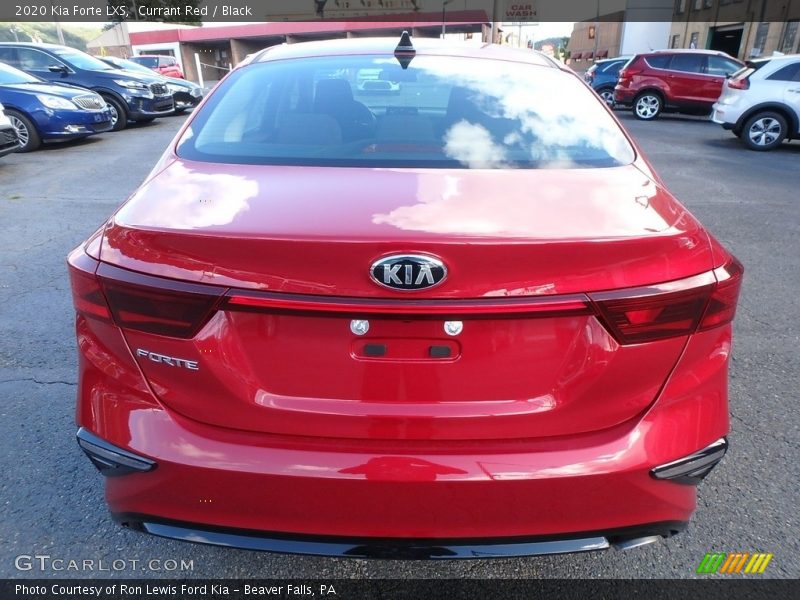 Currant Red / Black 2020 Kia Forte LXS