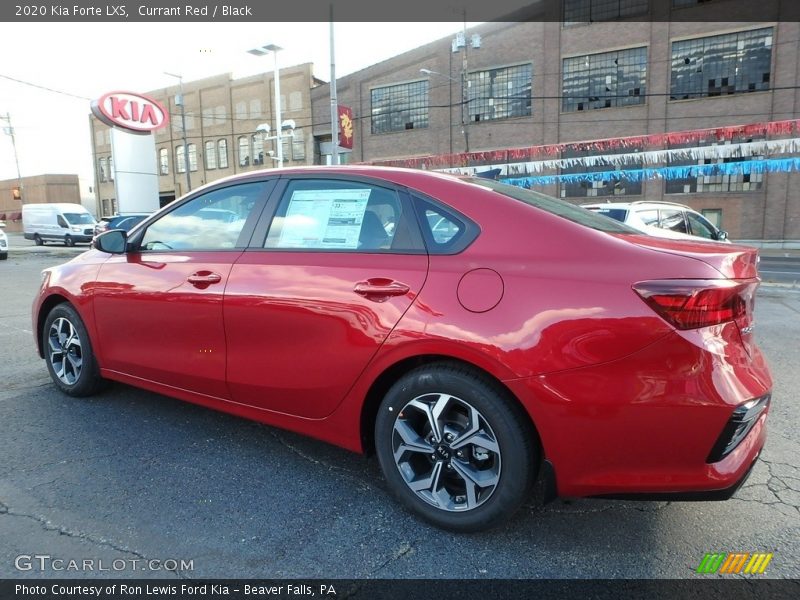 Currant Red / Black 2020 Kia Forte LXS