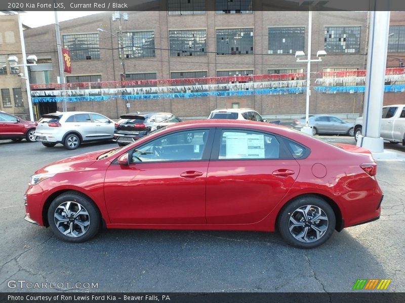 Currant Red / Black 2020 Kia Forte LXS