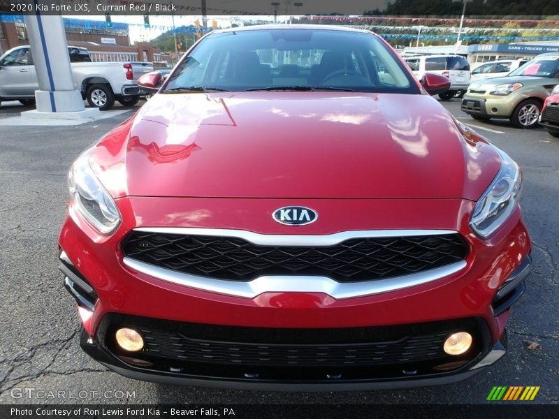 Currant Red / Black 2020 Kia Forte LXS