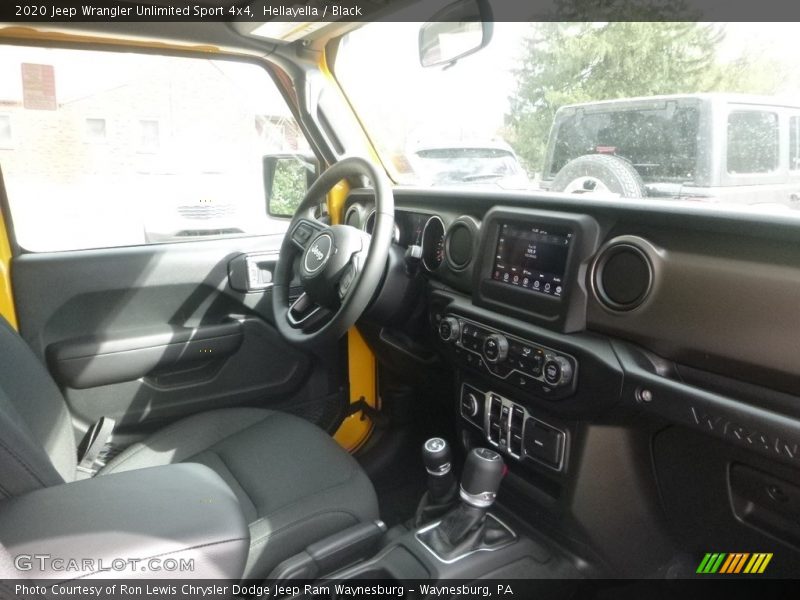 Hellayella / Black 2020 Jeep Wrangler Unlimited Sport 4x4