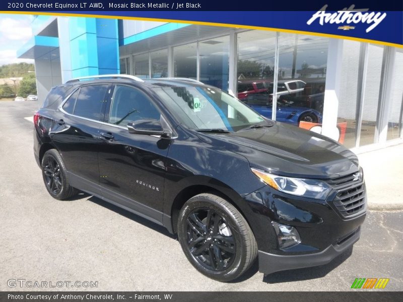 Mosaic Black Metallic / Jet Black 2020 Chevrolet Equinox LT AWD