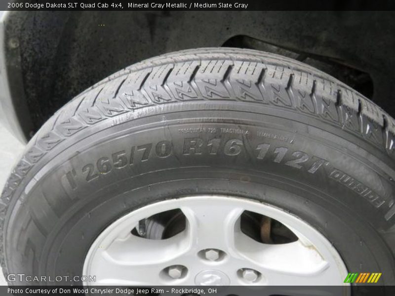 Mineral Gray Metallic / Medium Slate Gray 2006 Dodge Dakota SLT Quad Cab 4x4