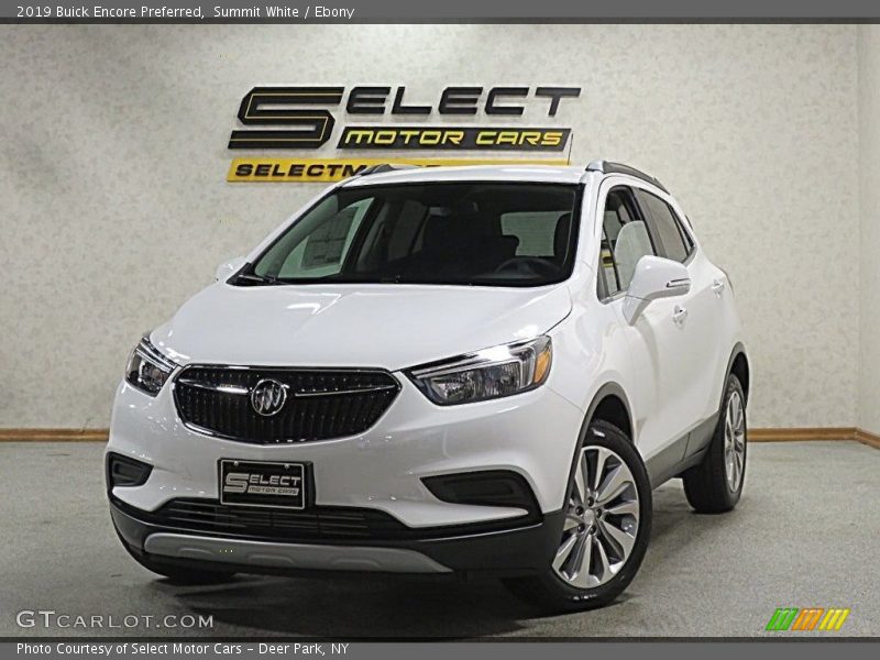 Summit White / Ebony 2019 Buick Encore Preferred