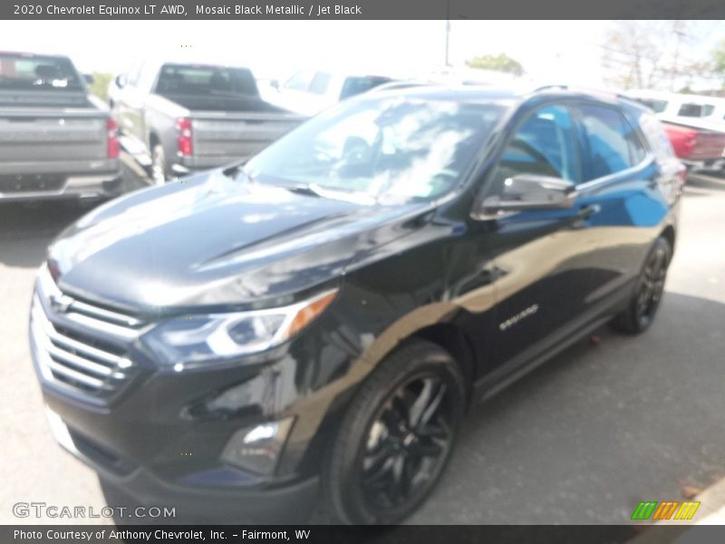 Mosaic Black Metallic / Jet Black 2020 Chevrolet Equinox LT AWD