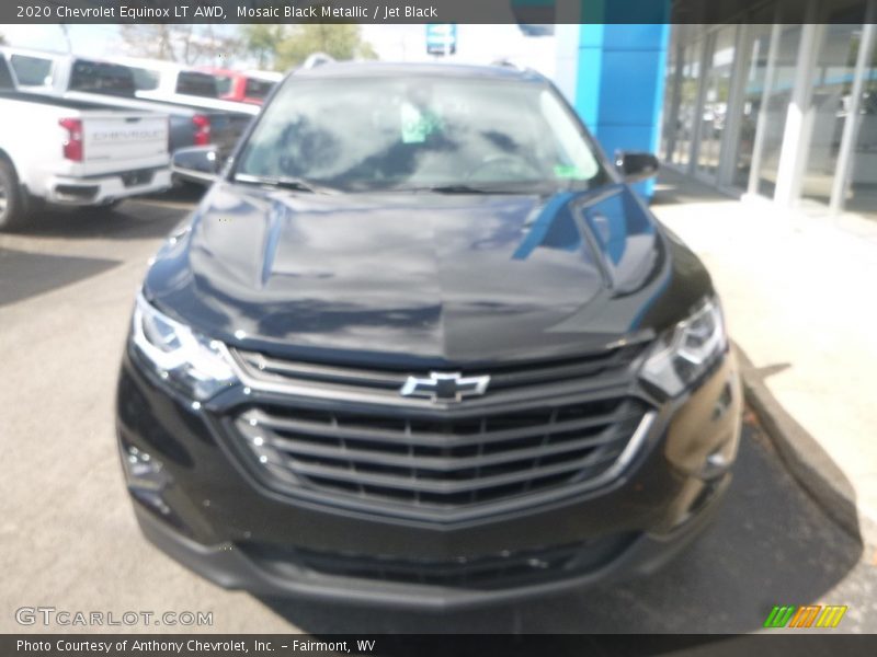 Mosaic Black Metallic / Jet Black 2020 Chevrolet Equinox LT AWD