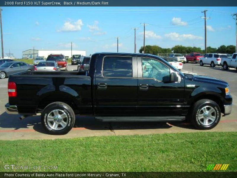 Black / Medium/Dark Flint 2008 Ford F150 XLT SuperCrew