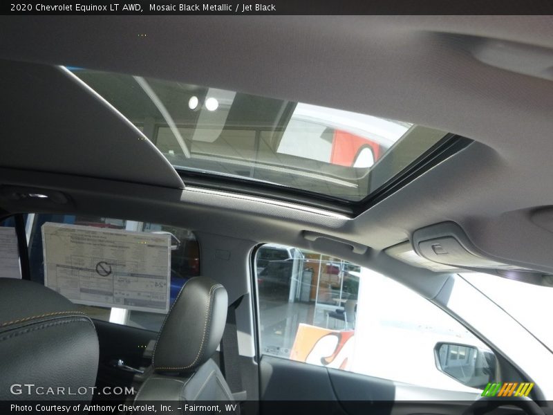 Mosaic Black Metallic / Jet Black 2020 Chevrolet Equinox LT AWD