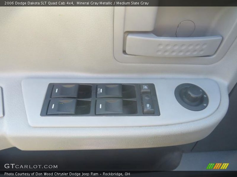 Mineral Gray Metallic / Medium Slate Gray 2006 Dodge Dakota SLT Quad Cab 4x4