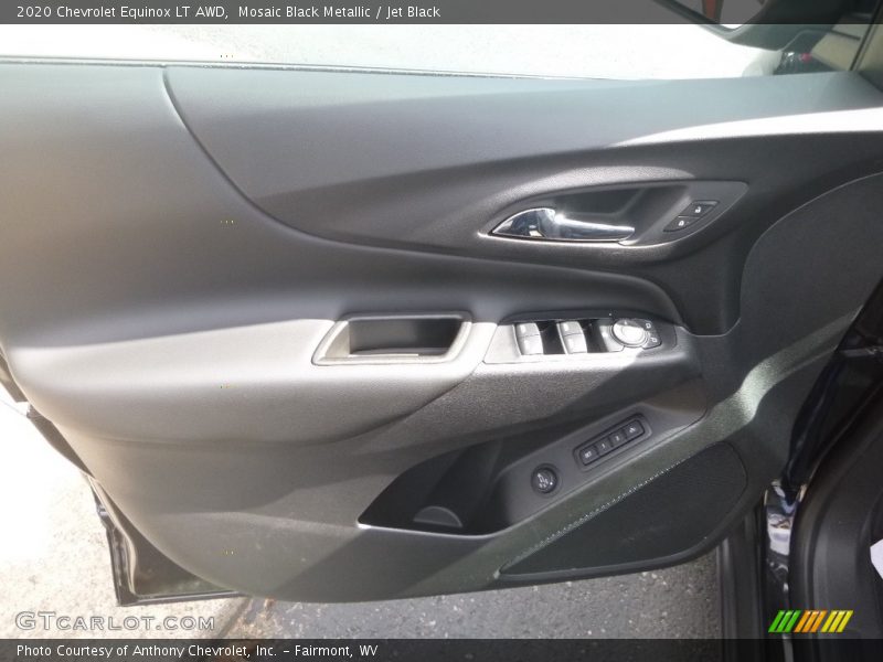 Mosaic Black Metallic / Jet Black 2020 Chevrolet Equinox LT AWD