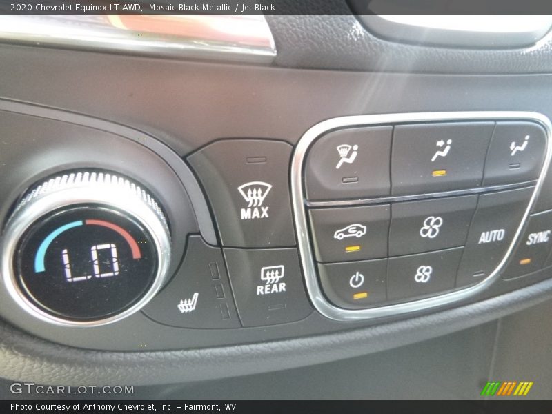 Mosaic Black Metallic / Jet Black 2020 Chevrolet Equinox LT AWD