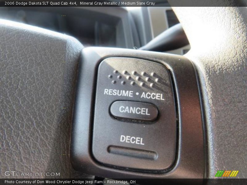 Mineral Gray Metallic / Medium Slate Gray 2006 Dodge Dakota SLT Quad Cab 4x4