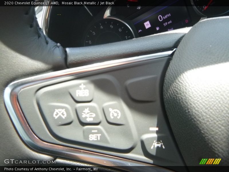 Mosaic Black Metallic / Jet Black 2020 Chevrolet Equinox LT AWD