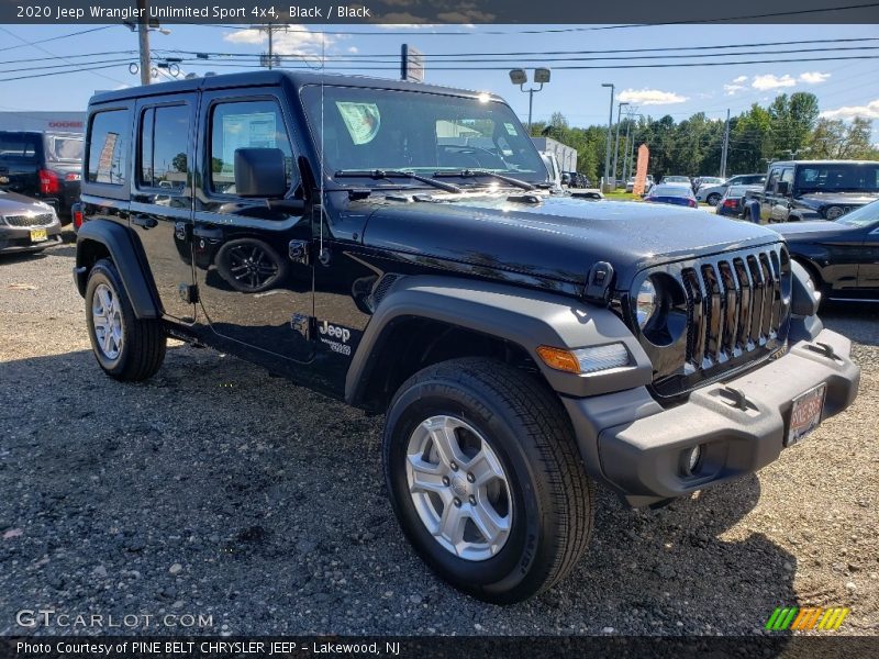 Black / Black 2020 Jeep Wrangler Unlimited Sport 4x4